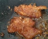 A picture of step 1 of Mutton chops fry.