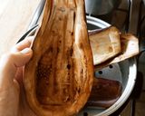 Foto del paso 1 de la receta: Berenjena rellena al vapor