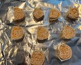 A picture of step 1 of Air fried chicken pinwheels.