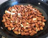 A picture of step 1 of Peanut Till Barfi.