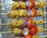 صورة لخطوة 3 من وصفة شيش طاووق ورز بنكهة المشاوي 🍢🍡🍢🍡🍢🍡