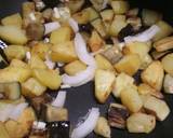 Sauteed potatoes and aubergine recipe step 2 photo