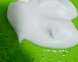 Foto langkah ke 3 dari resep Ogura Pandan cake anti gagal.