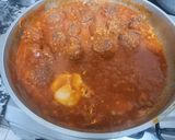 Foto del paso 8 de la receta: Albóndigas con Puré y Huevos Rancheros