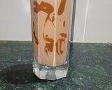 A picture of step 3 of Nutella banana milkshake.