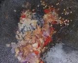 Foto langkah ke 4 dari resep Pepes bayam campur nasi telor.