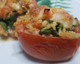 Foto del paso 8 de la receta: Tomates rellenos de arroz al pesto