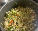 Foto del paso 2 de la receta: Tarta de pollo y puerro 🥬🥧🍗