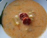 Tejfölös zöldbableves recept fázis 5 fotója
