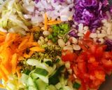 A picture of step 3 of Millet Salad Diet Bhel - Gluten Free - Guilt Free Millet Diet Bhel.