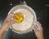 A picture of step 3 of Peanut Cookies | Melt in mouth Chinese Cookies.