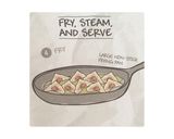 A picture of step 4 of Potsticker dumplings .