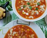 Harira:Moroccan chikpeas macaroni soup recipe step 6 photo