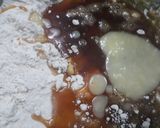 A picture of step 2 of Meethi Gud ki Poori.