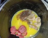A picture of step 3 of Sausage Mushroom Omelette.