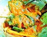Foto langkah ke 3 dari resep Pepes ikan mas daun kemangi super pedas.