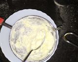 A picture of step 1 of Kesar Pista Shrikhand.