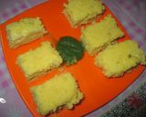 A picture of step 4 of Sweet Corn Dhokla.