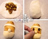 可愛『聖誕老人包』 - 聖誕麵包的食譜步驟2照片