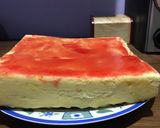 Foto langkah ke 5 dari resep Cheese cake with strawberry jam.