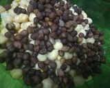 A picture of step 3 of Mexican Beans selad.