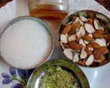 A picture of step 1 of Dryfruits chikki.