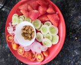 A picture of step 2 of Breakfast Salad.