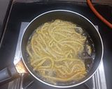 A picture of step 3 of Crispy Masala sev.