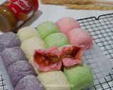 Foto langkah ke 4 dari resep Japanese milk bun bread isi lotus biscoff lembut banget tanpa telur.