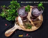 A picture of step 4 of Mulberry Mint Cooler / Shahtoot ka Sharbat.