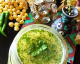 A picture of step 4 of Subja sattu drink.