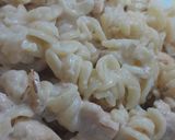 Foto del paso 5 de la receta: Fideos con crema y pollo