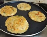 A picture of step 8 of Low-Oil Crispy Samak Rice Cheela for Fasting.