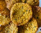 A picture of step 6 of Karela(bitter gourd) puri.