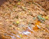A picture of step 7 of Phalia qeema.