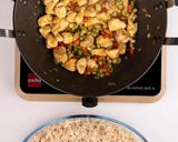 A picture of step 4 of High-Protein Garlic Chicken Fried Rice Recipe.