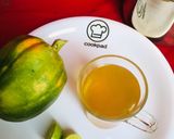 A picture of step 5 of Papaya Tea.