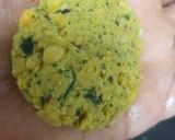 A picture of step 3 of Tuvar Dal Vadai.