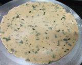 A picture of step 5 of Curry leaves Chapati.