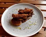Foto del paso 10 de la receta: Solomillos de pollo y patatas en salsa de olivada