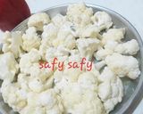 A picture of step 1 of Roasted Cauliflower and Red Pepper Soup.