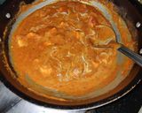 A picture of step 4 of Paneer Makhanwala.