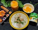 Hình bước làm 2 của món Cafe sữa đào
