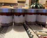 A picture of step 4 of Fit mini cheesecake.