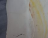 A picture of step 6 of Alferedo chicken bread.