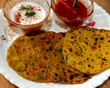 মেথি থেপলা(Methi thepla recipe in Bengali) রেসিপি ধাপ - 3 ছবি