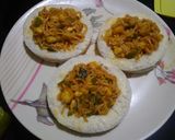 A picture of step 8 of Schezwan Maggi disc.