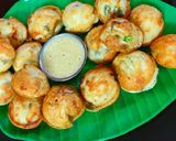 A picture of step 5 of Urad dal appe.