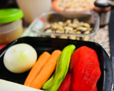 Foto del paso 1 de la receta: Fabes con mejillones 🧄 🌶️ 🥕 🧅 ⚽️ 🥇 🇪🇸