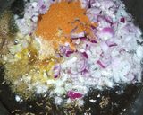 A picture of step 7 of Tamil Style Stir Fried Okra.